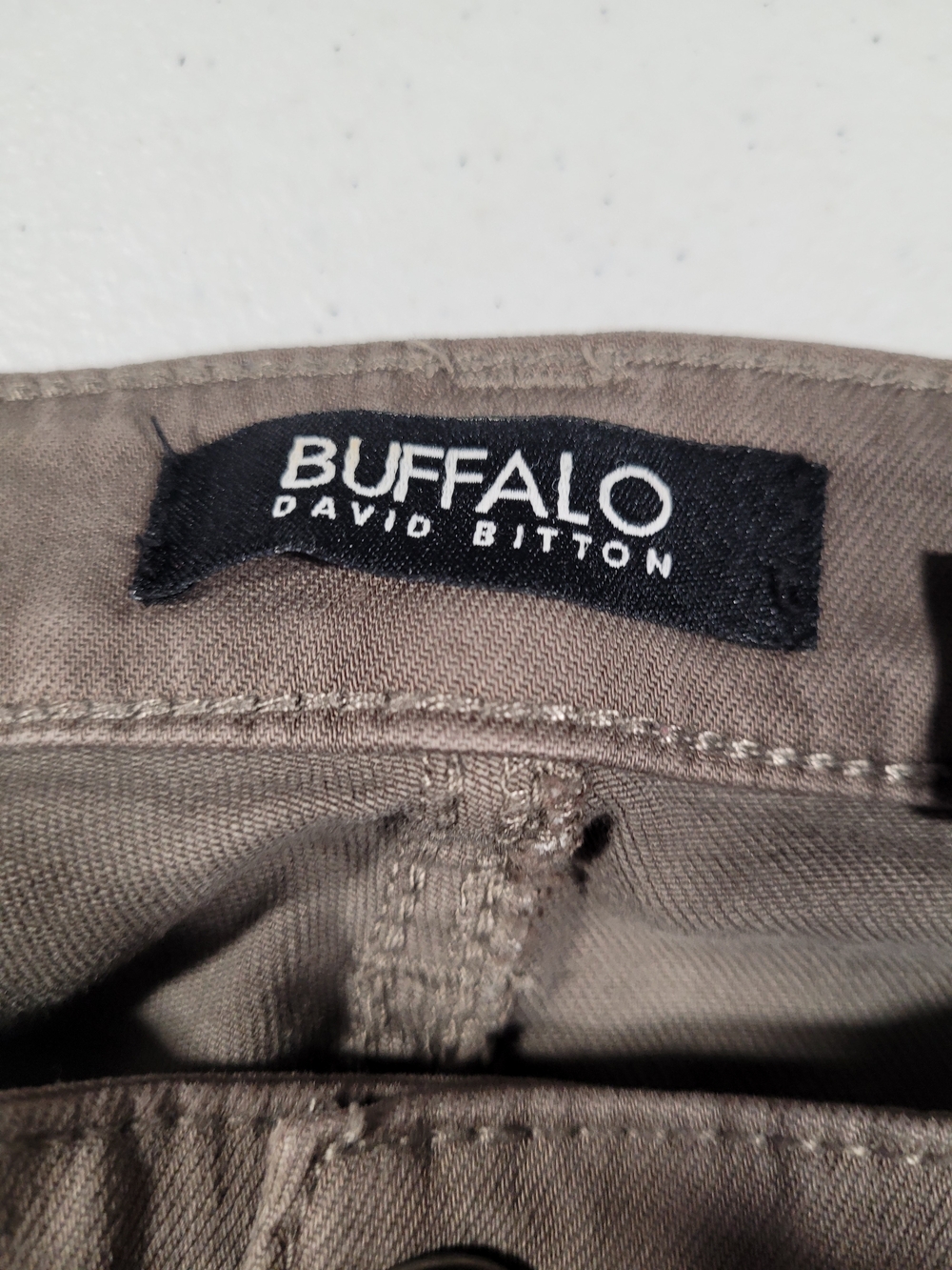 Buffalo David Bitton Straight Leg Jeans in Taupe - Picture 2 of 4
